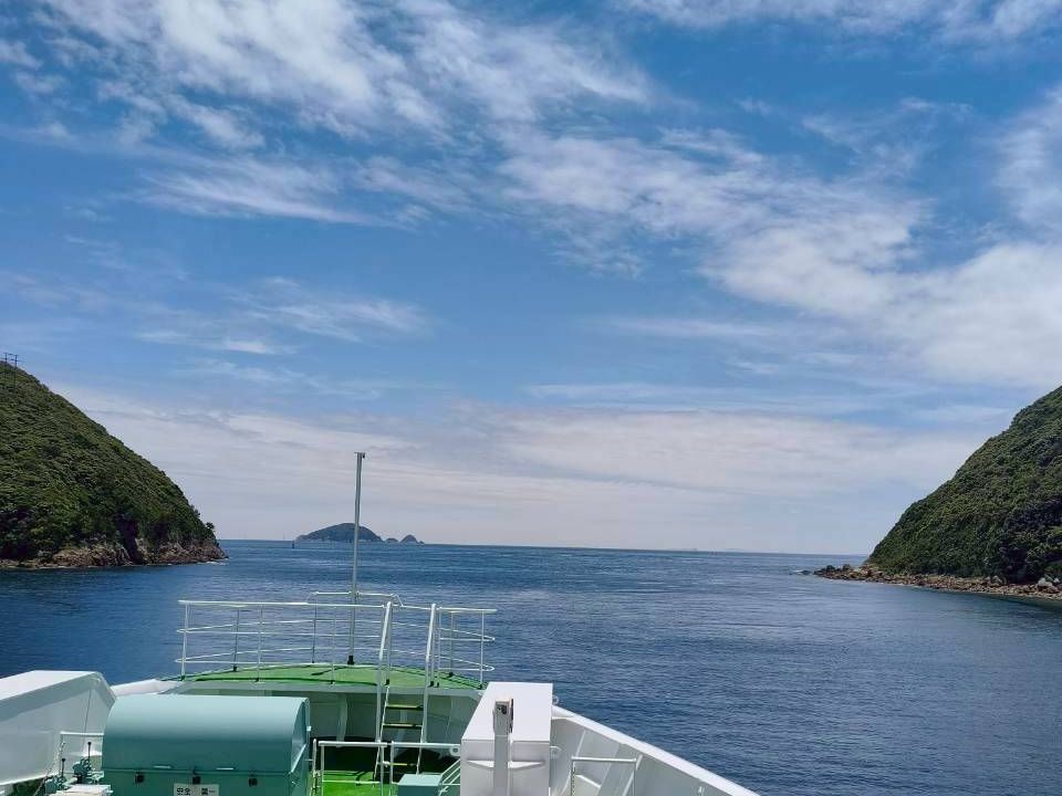 五島列島へ向かうフェリー