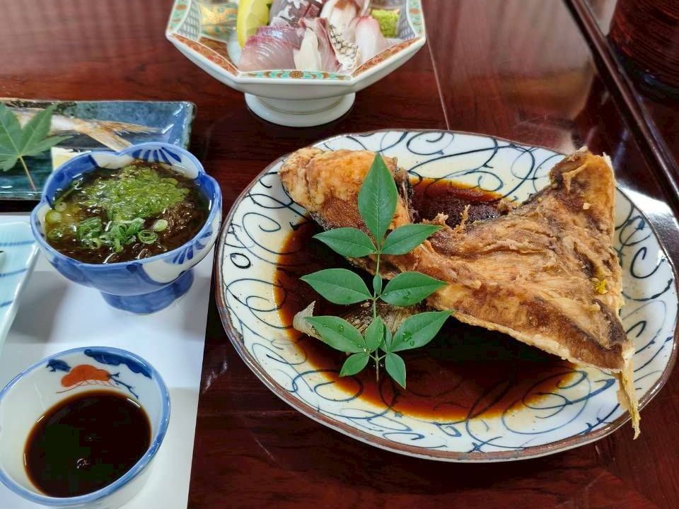 旅館の魚料理