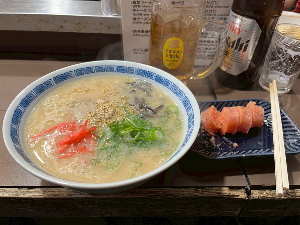 博多のとんこつラーメン